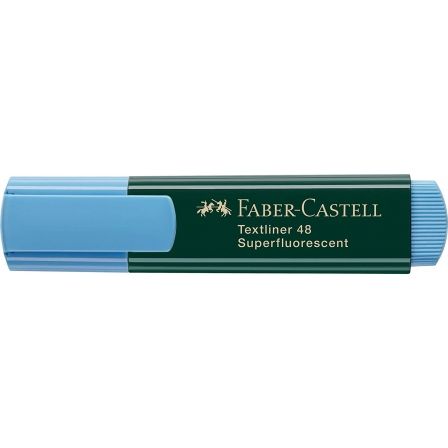 Faber Castell Textliner 48 Marcador Fluorescente Azul (Set de 10)